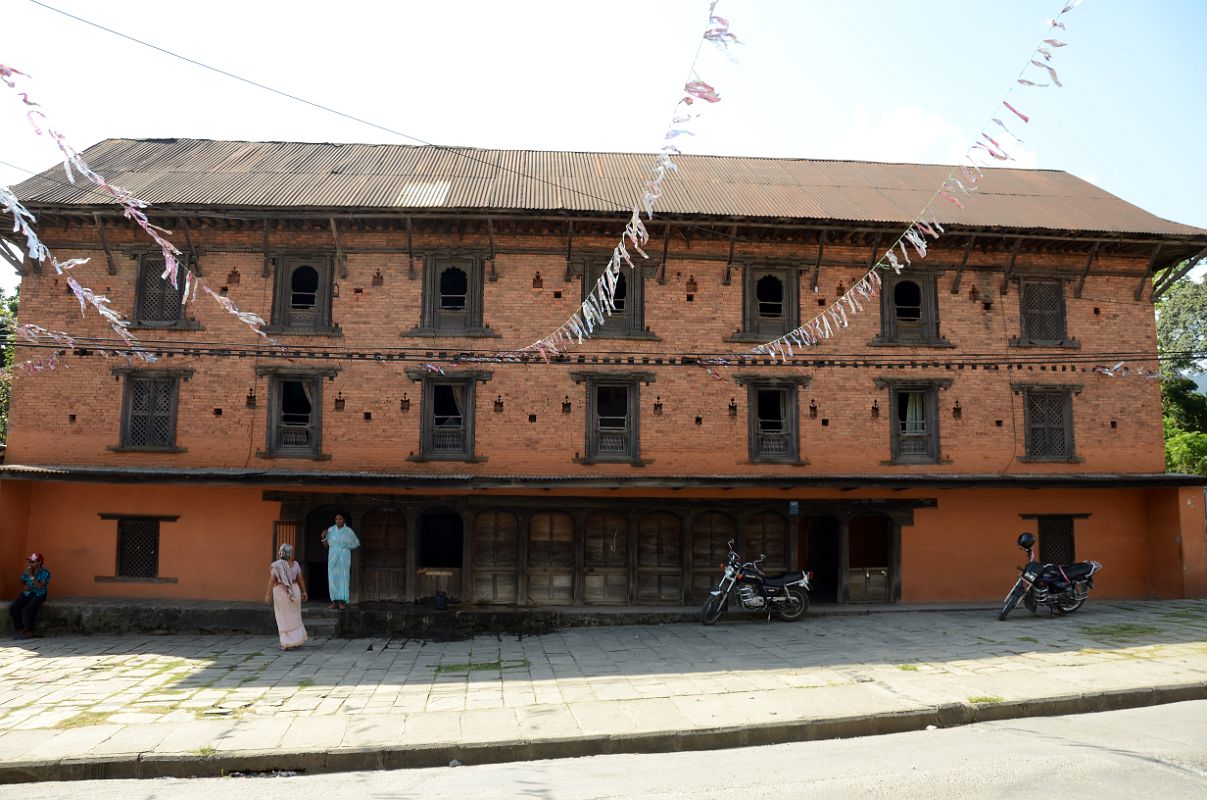 Pokhara 16 Newari House With Decorative Brickwork and Ornately Carved Wooden Windows 